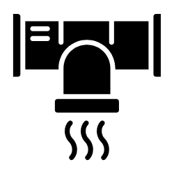 Air duct cleaning service icon